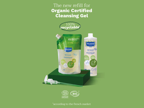 有機認證髮膚沐浴啫喱 (無香料) 補充裝 - Mustela Hong Kong - 5