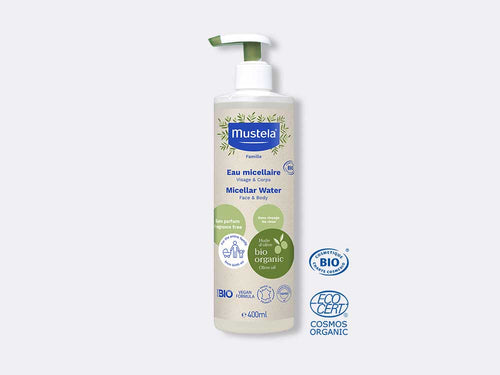 有機認證潔膚水 - 不用過水 (無香料) - Mustela Hong Kong - 1