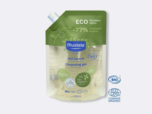 有機認證髮膚沐浴啫喱 (無香料) 補充裝 - Mustela Hong Kong - 1